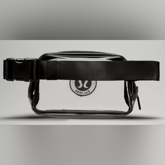 Lululemon Everywhere Belt Bag Black/Clear, NEW! - Picture 3 of 8